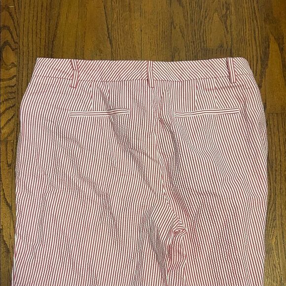 Talbots Pink and White Striped Skimmer Pants size 8  A - Picture 5 of 10